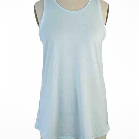 Lilly Pulitzer Women´s Luxletic Aubra Tank Top Twist Back Whisper Blue Sz L - Picture 2 of 13
